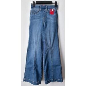 Spanx Seamed Front Wide Leg Jeans